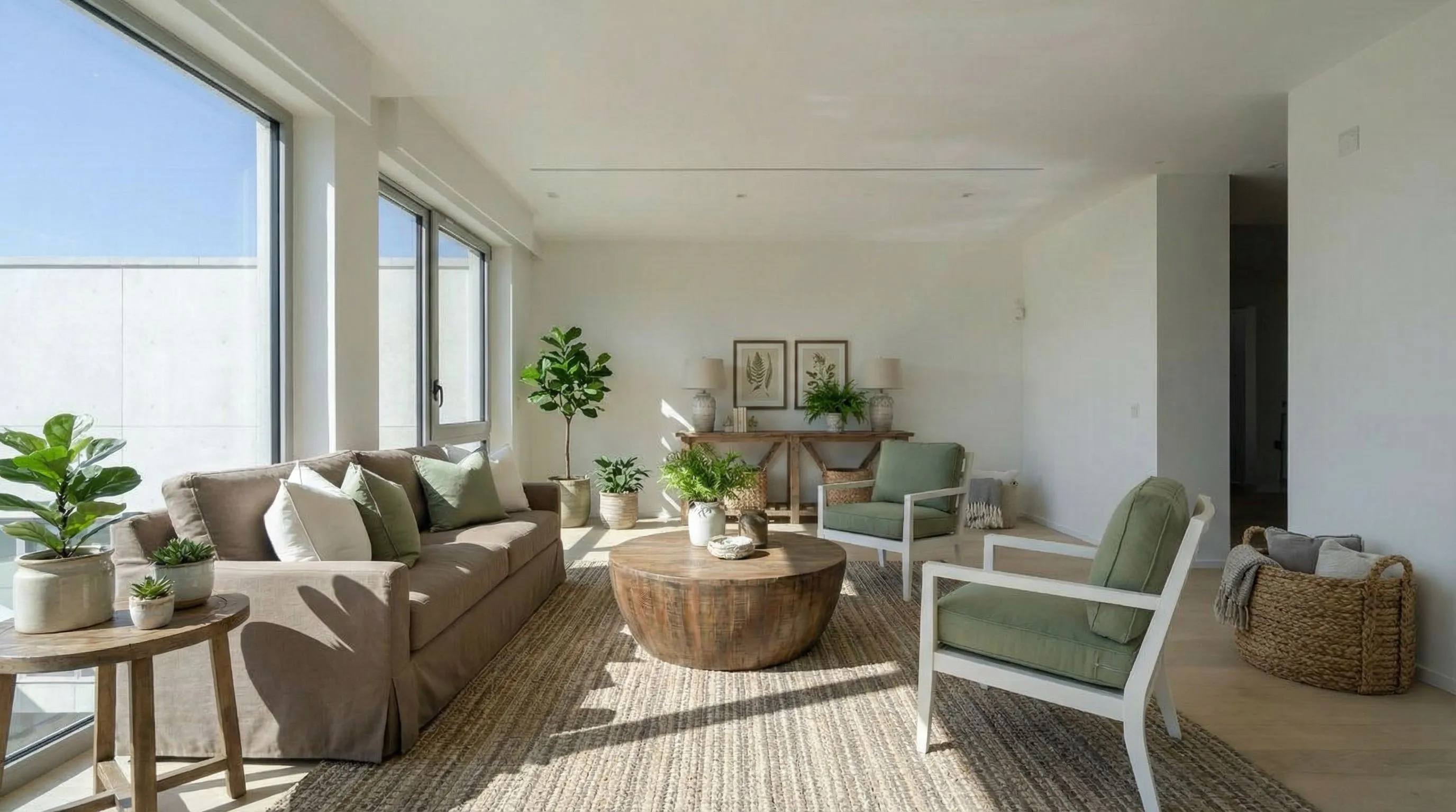 A room redesigned in a Farmhouse style